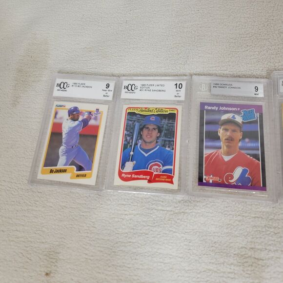 Baseball Cards Lot BCCG EGS Beckett Mint 1989 1990 1987 1985 Gem Jackson Bonds - Picture 3 of 13